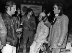 Na mecie Rajdu Wartburg, od prawej: Patrick Landon (szef działu rajdowego w Renault-Sport), Ilia Czubrikow (Bułgaria), dwaj serwisanci ekipy bułgarskiej oraz Błażej Krupa; fot. Bernard Landon
